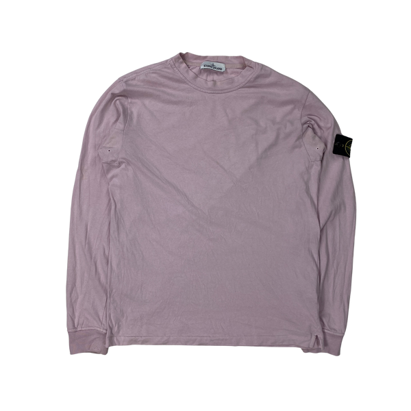 Stone Island 2017 Pink Longsleeve Cotton Top