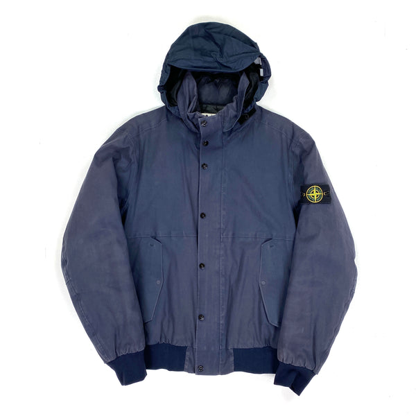 Stone Island Navy 3L Performance Cotton Primaloft Lined Jacket