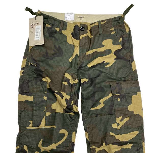 Carhartt Camo Aviation Rip Stop Cargo Trousers