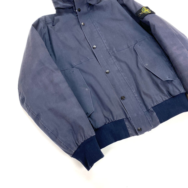 Stone Island Navy 3L Performance Cotton Primaloft Lined Jacket