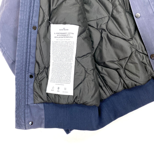 Stone Island Navy 3L Performance Cotton Primaloft Lined Jacket