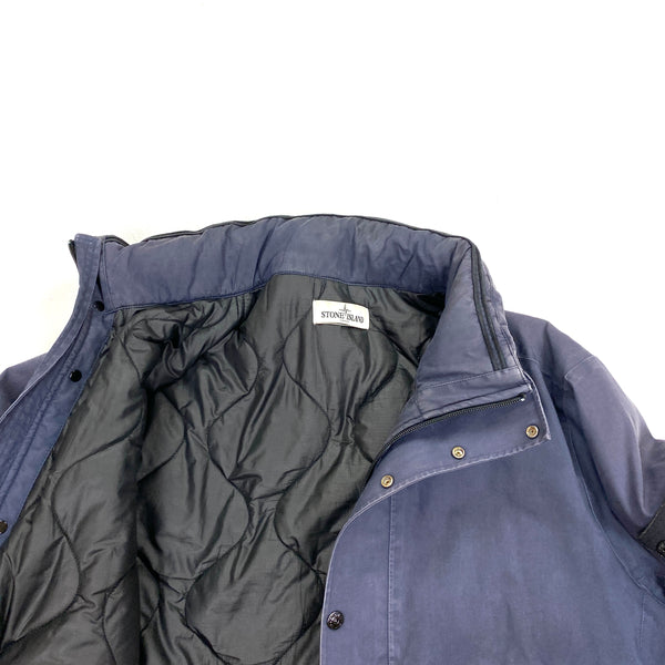 Stone Island Navy 3L Performance Cotton Primaloft Lined Jacket