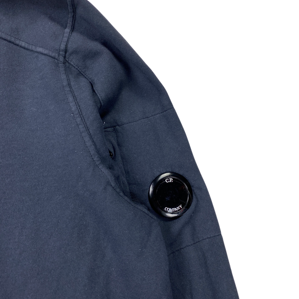 CP Company Navy Quarter Zip Pullover