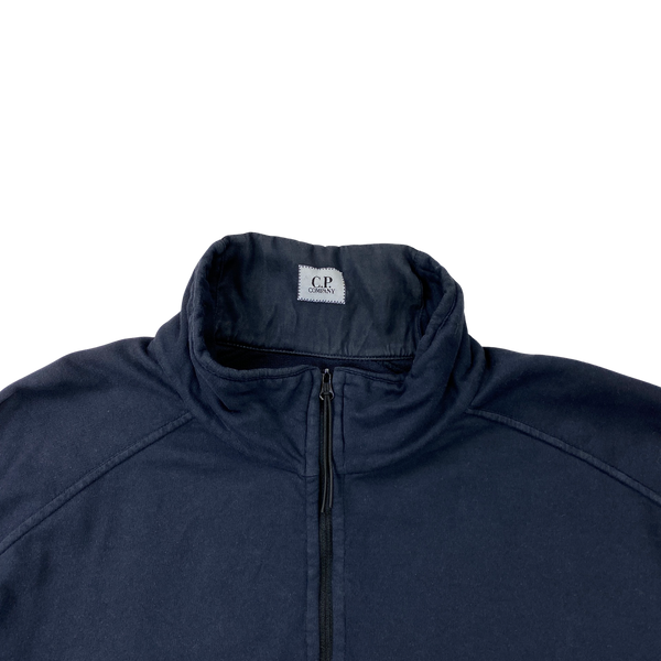 CP Company Navy Quarter Zip Pullover