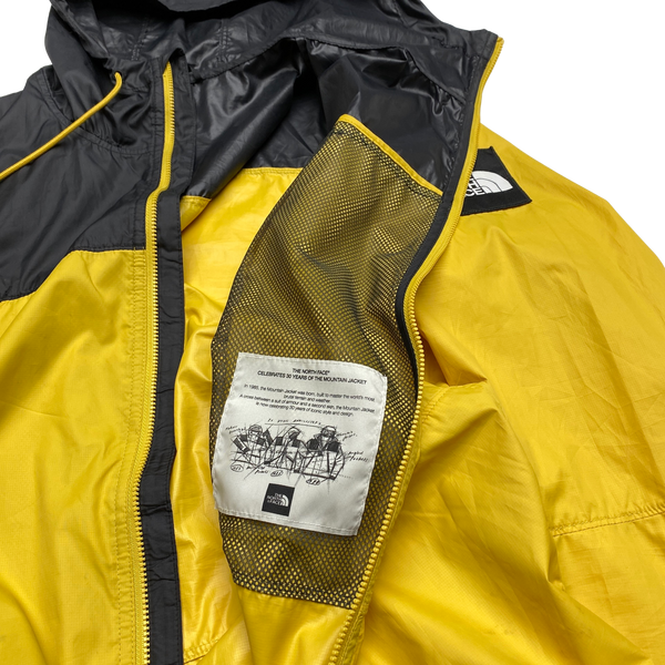 North Face Yellow Windwall Lightweight Shell