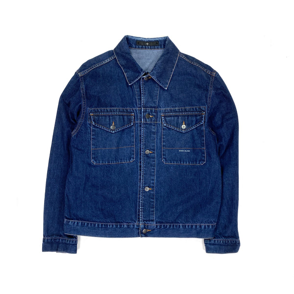 Stone Island Navy Denim Jacket