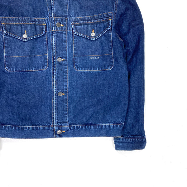 Stone Island Navy Denim Jacket