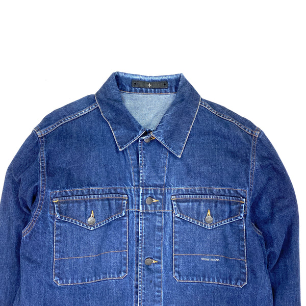 Stone Island Navy Denim Jacket