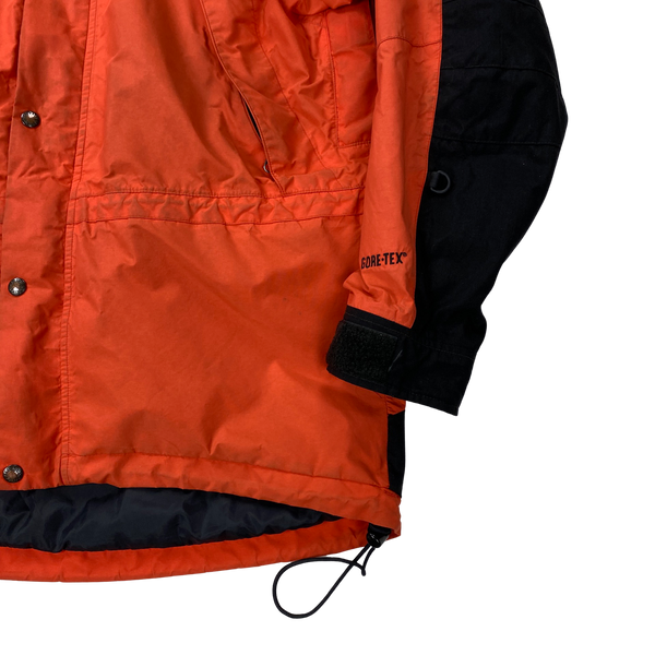 North Face Orange Gore Tex Mountain Jacket
