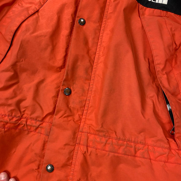 North Face Orange Gore Tex Mountain Jacket