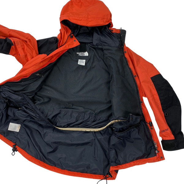 North Face Orange Gore Tex Mountain Jacket