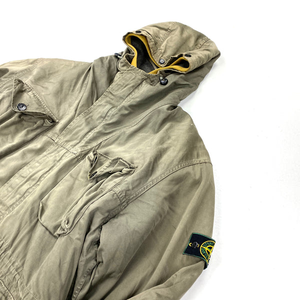 Stone Island 1994 Raso Gommato Multi Pocket Parka Jacket
