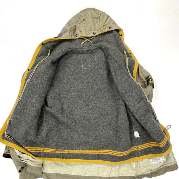 Stone Island 1994 Raso Gommato Multi Pocket Parka Jacket