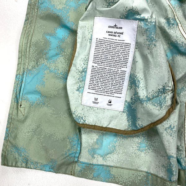 Stone Island Camo Devore Hooded Parka