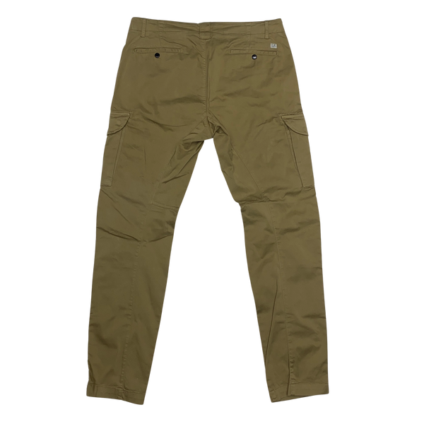 CP Company Beige Ergonomic Tapered Cargo Trousers