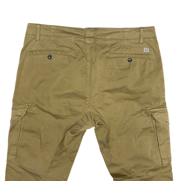 CP Company Beige Ergonomic Tapered Cargo Trousers