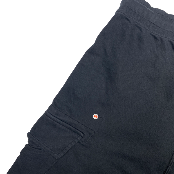 CP Company Black Cotton Lens Viewer Shorts