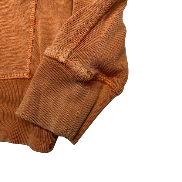 Stone Island 2016 Orange Cotton Crewneck Sweatshirt
