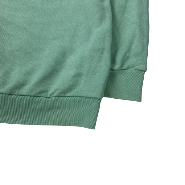 Stone Island 2010 Mint Green Cotton Crewneck Sweatshirt