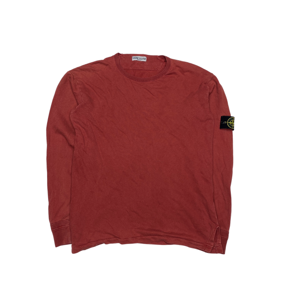 Stone Island Red 2008 Crewneck Sweatshirt