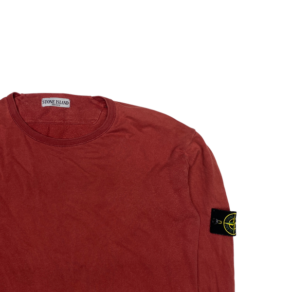 Stone Island Red 2008 Crewneck Sweatshirt