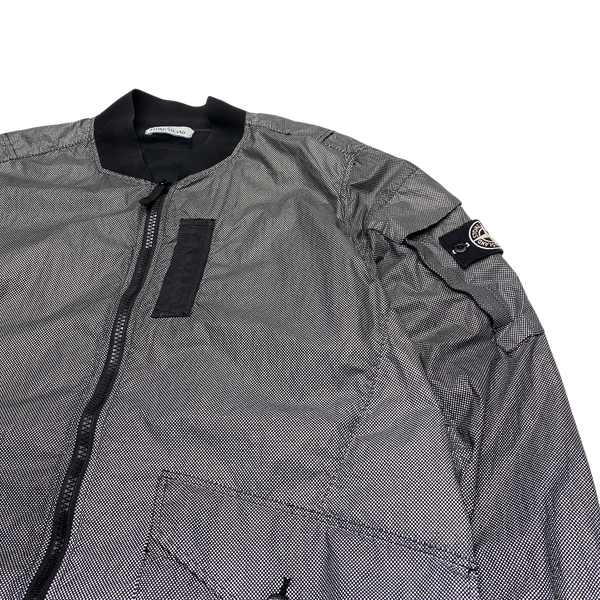 Stone Island 2016 Black Pixel Reflective Jacket