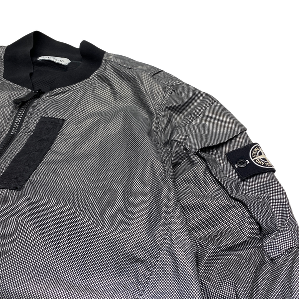 Stone Island 2016 Black Pixel Reflective Jacket