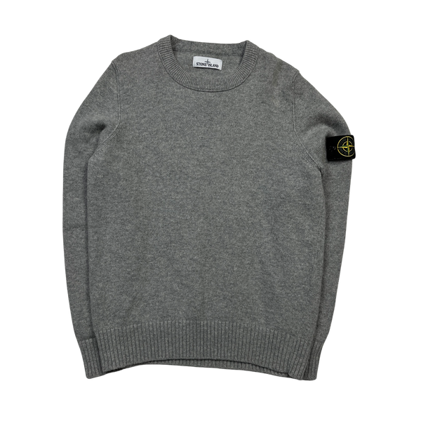 Stone Island 2015 Light Grey Crewneck Knit - Medium