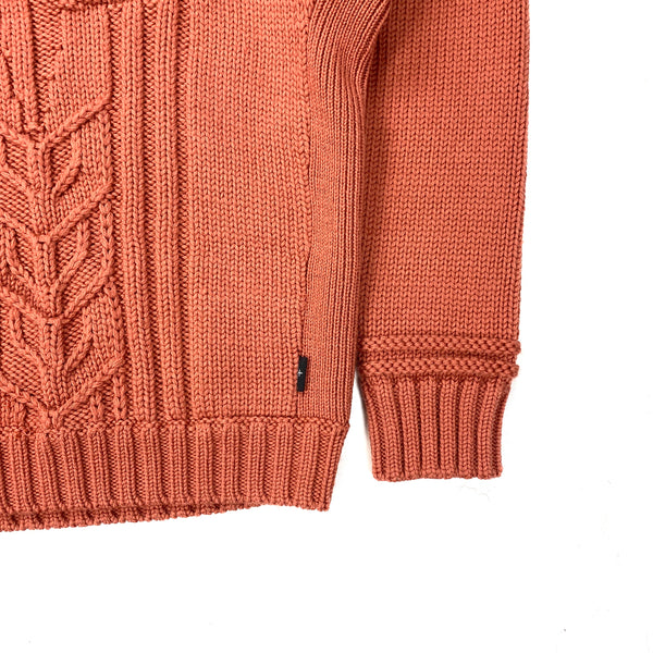 Stone Island Rust Orange Thick Winter Knit