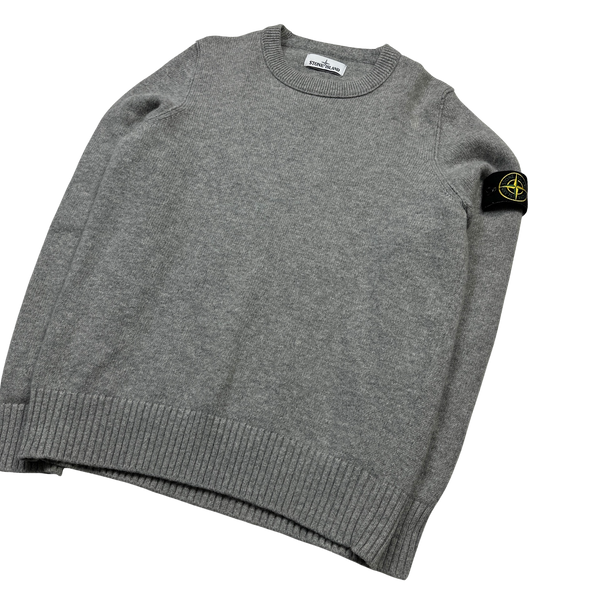 Stone Island 2015 Light Grey Crewneck Knit - Medium