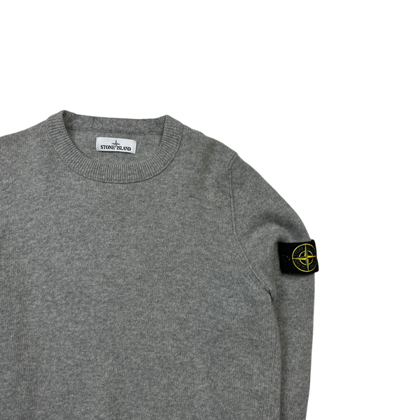 Stone Island 2015 Light Grey Crewneck Knit - Medium