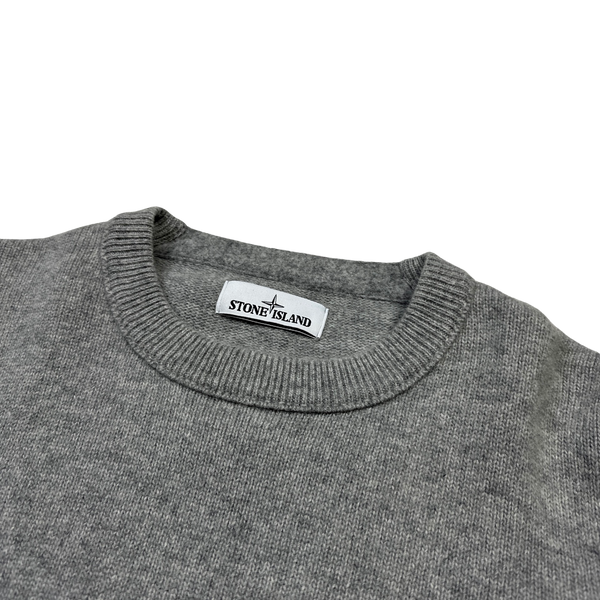 Stone Island 2015 Light Grey Crewneck Knit - Medium