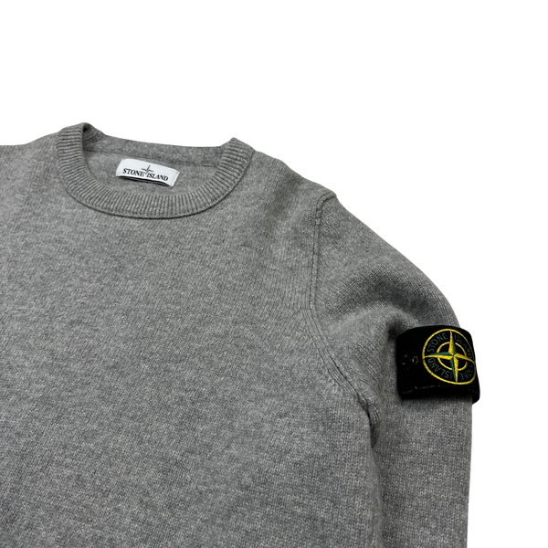 Stone Island 2015 Light Grey Crewneck Knit - Medium