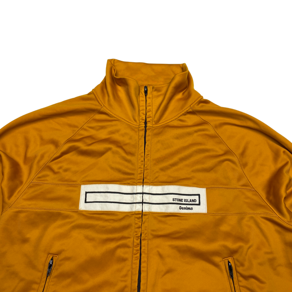 Stone Island 2003 Vintage Burnt Orange Nylon Track Top