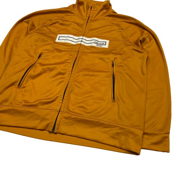 Stone Island 2003 Vintage Burnt Orange Nylon Track Top