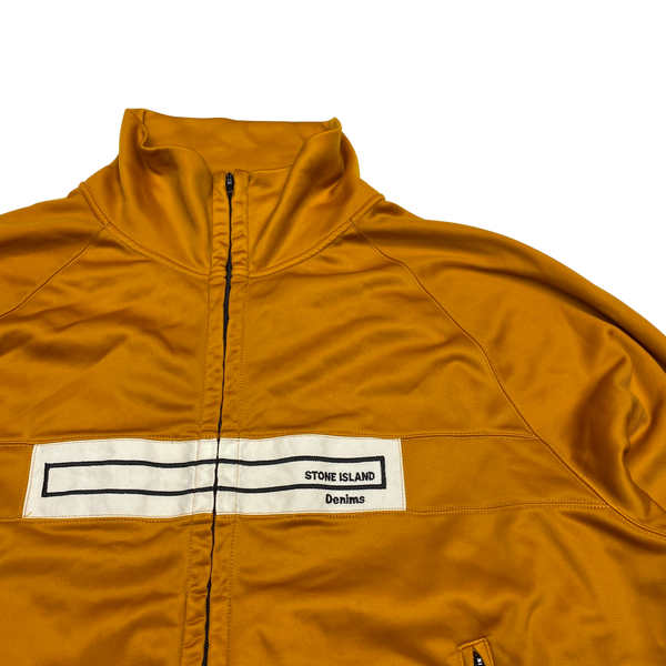 Stone Island 2003 Vintage Burnt Orange Nylon Track Top