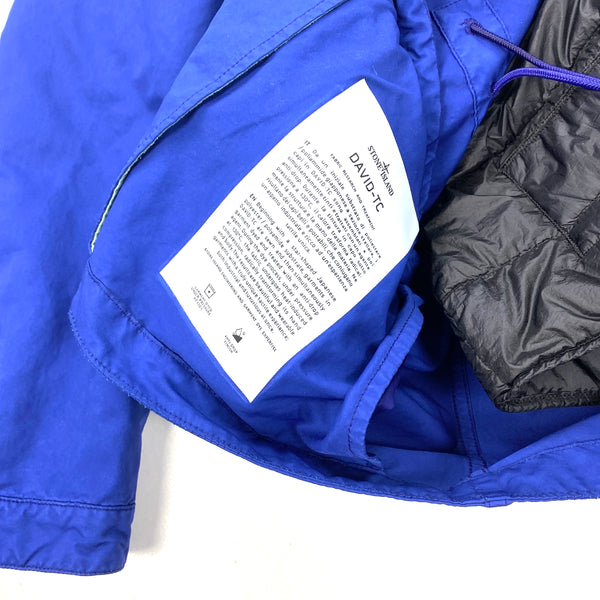 Stone Island Blue David TC Down Field Jacket
