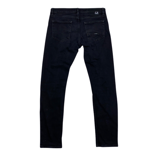 C.P. Company Mean Fit Slim Jeans Black D00