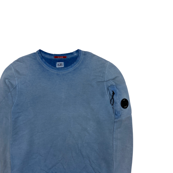 CP Company Two Tone Blue Re Colour Sweatshirt