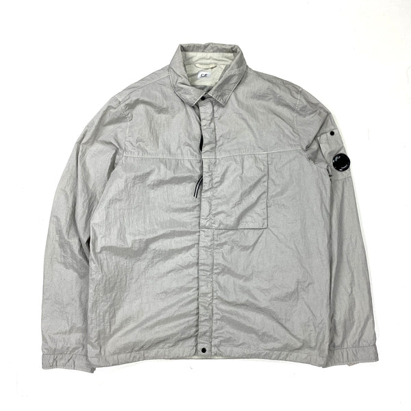 CP Company Grey Shimmer M T T N Overshirt Jacket