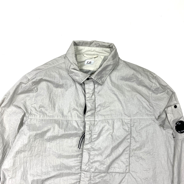 CP Company Grey Shimmer M T T N Overshirt Jacket