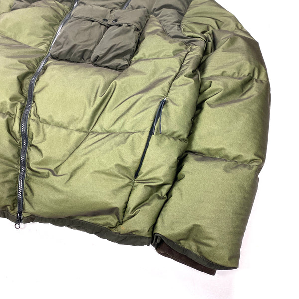 CP Company Olive Two Tone Bi Mesh Goggle Jacket