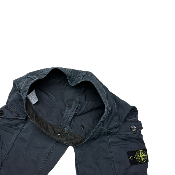 Stone Island Navy Slim Fit Cargo Trousers