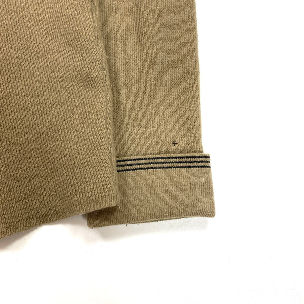Stone Island Beige Wool Zipped Jumper