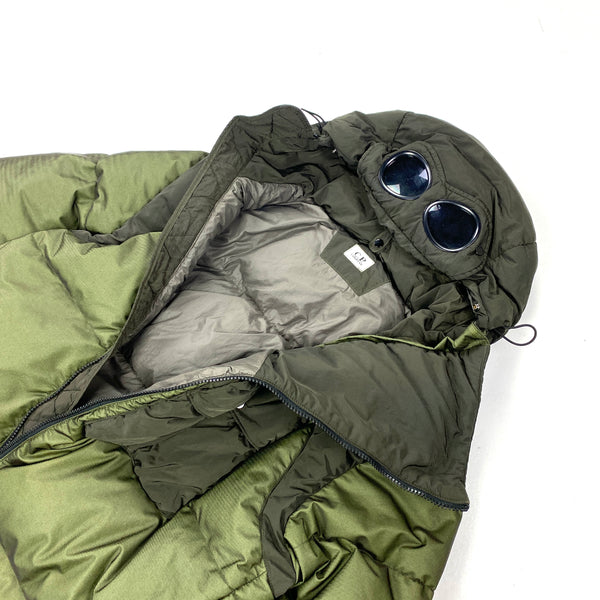 CP Company Olive Two Tone Bi Mesh Goggle Jacket