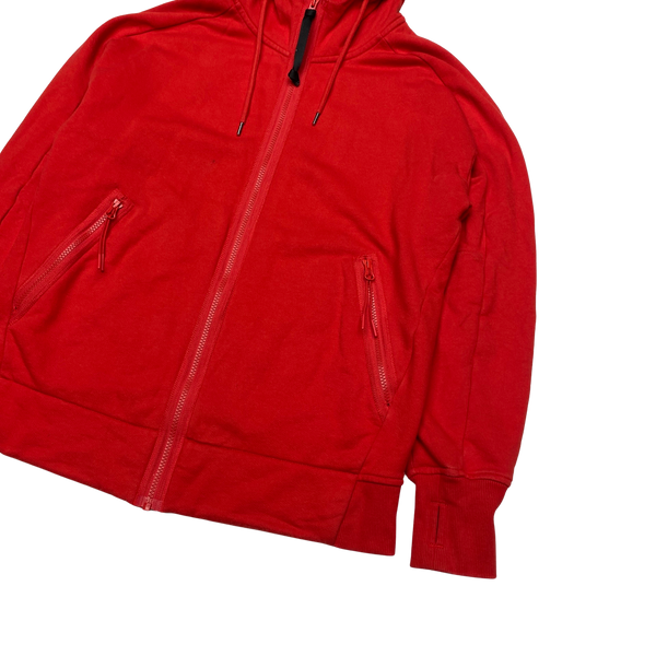 CP Company Red Goggle Cotton Hoodie