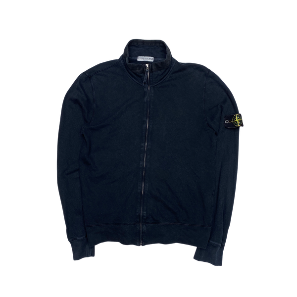 Stone Island 2009 Dark Navy Lightweight Cotton Zip Up