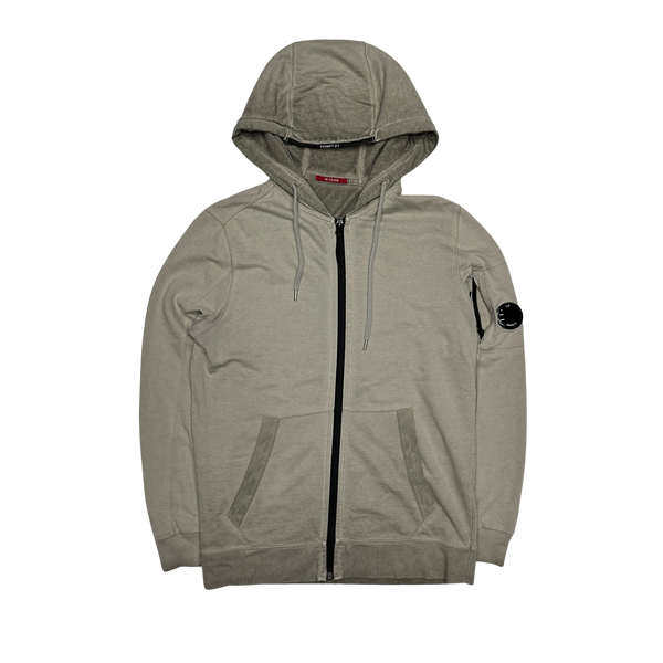 CP Company Grey Two Tone Re Colour Hoodie