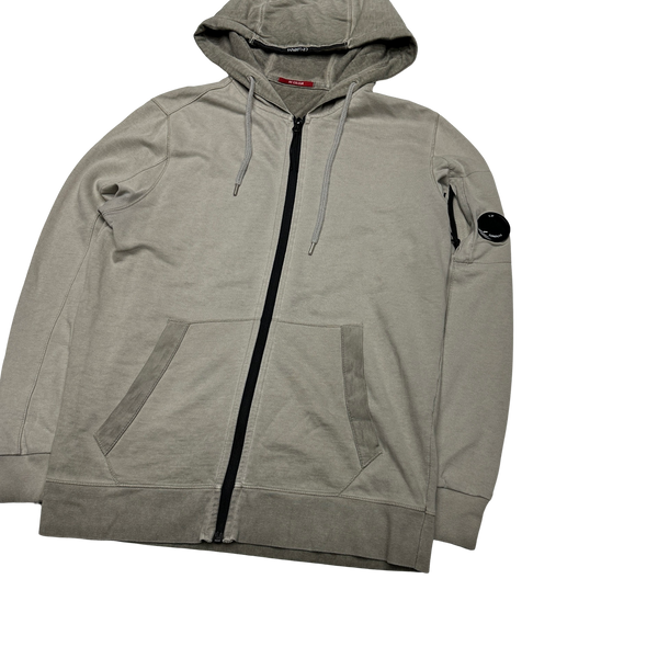 CP Company Grey Two Tone Re Colour Hoodie