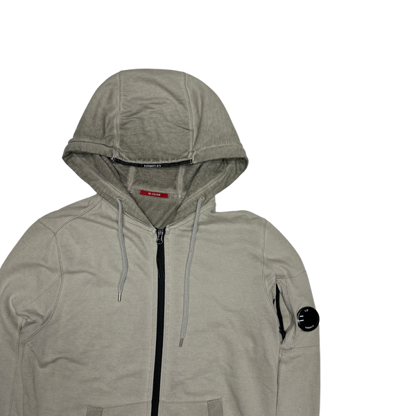 CP Company Grey Two Tone Re Colour Hoodie